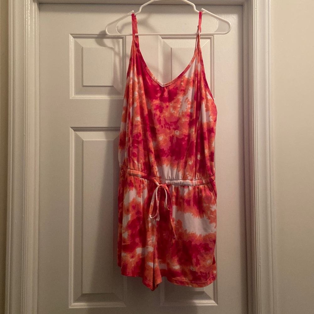 Pink Tye Dye Romper